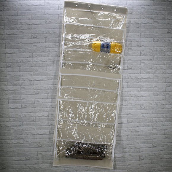 None Other - Single Over The Door Hanging Closet Organizer Craft Supplies Inventory